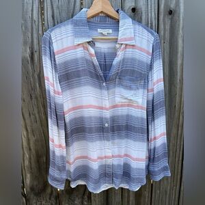 beachlunchlounge: Striped Shirt: Size XS